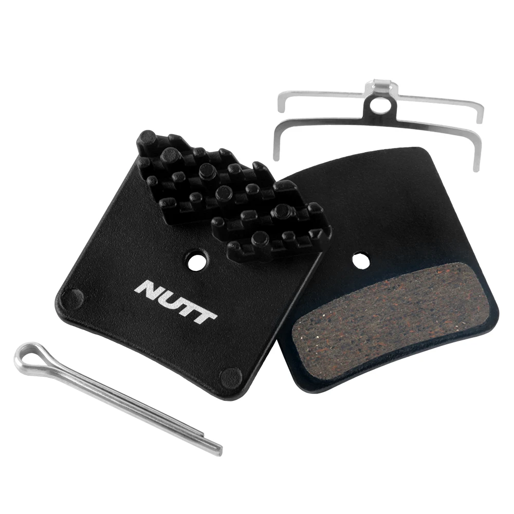 Фото Тормозные колодки NUTT 4 Piston MTB Hydraulic Disc Brake Pad для шоссейных и горных велосипедов, металлические колодки Ice-Tech, для Shimano M6120 M7120 №5
