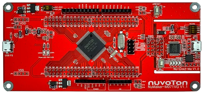 

Новая макетная плата Nuvoton tang NuMaker, макетная плата NuMaker-M071VG