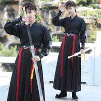 tradtional hanfu men samurai costume cosplay vintage plus size fashion women hanfu dress