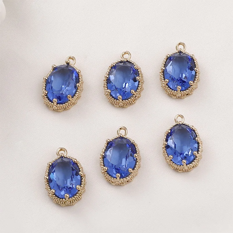 Серьги-подвески в стиле ретро с инкрустированными бриллиантами 2 шт. |