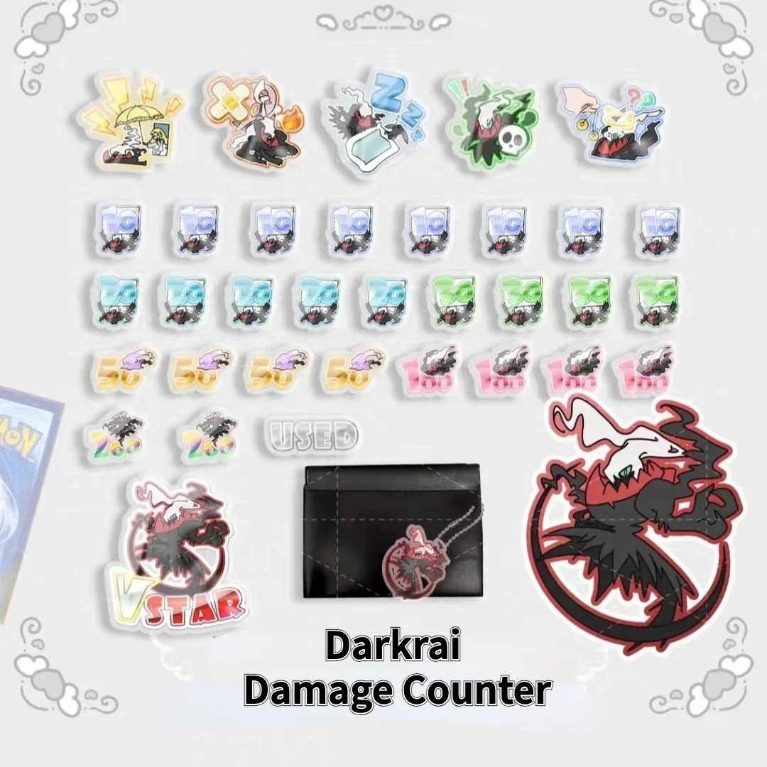 PTCG Покемон подходит для награждения столет повреждений Индикатор повреждения