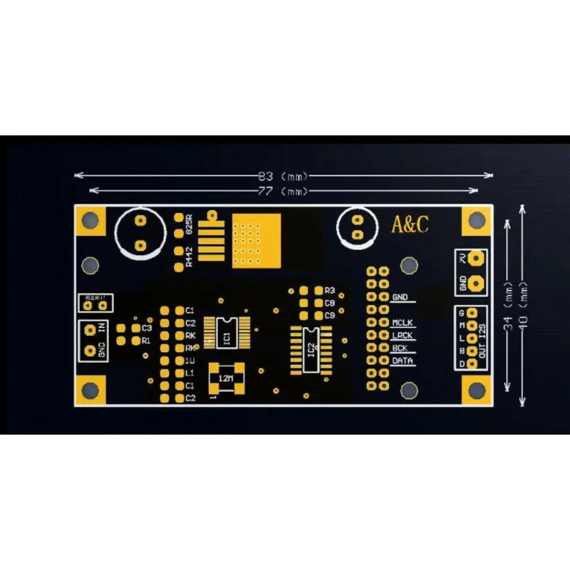 Три поколения коаксиальной приемной платы WM8804 Beyond CS8412 AK4118 совместимого с