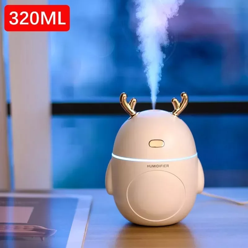 

Humidifier Household Bedroom Mini Fog Capacity Students Mute USB Office Spray Automobile Aroma Humidifier LED Mist Maker