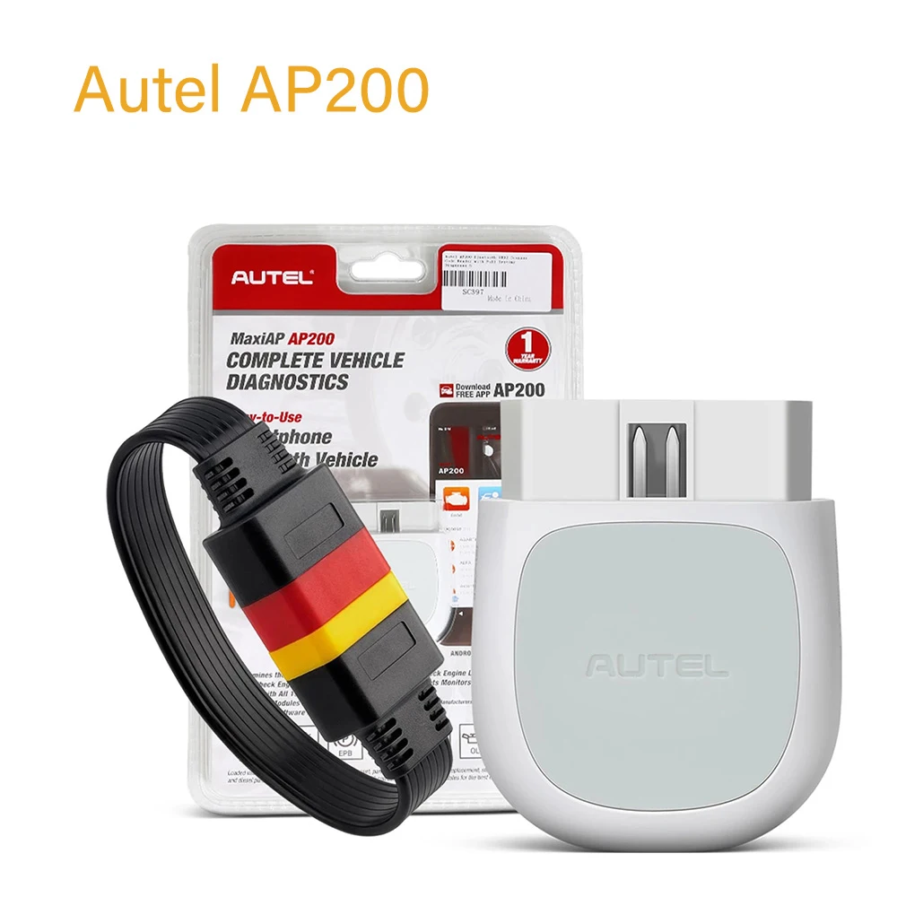 

Autel AP200 Bluetooth OBD2 сканер AP 200 OBD OBDII автомобильный диагностический инструмент TPMS считыватель кодов Поддержка iOS Android PK DBSCAR5/GOLO