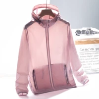 2022 summer sports long sleeve made pink casual womens comfortable sunscreen pure white t shirt hooded thin top outdoor sport