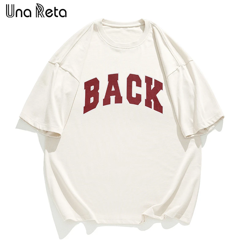 

Мужская футболка с принтом Una Reta, футболка с коротким рукавом в стиле Харадзюку, уличная одежда в стиле хип-хоп, хлопковые летние футболки