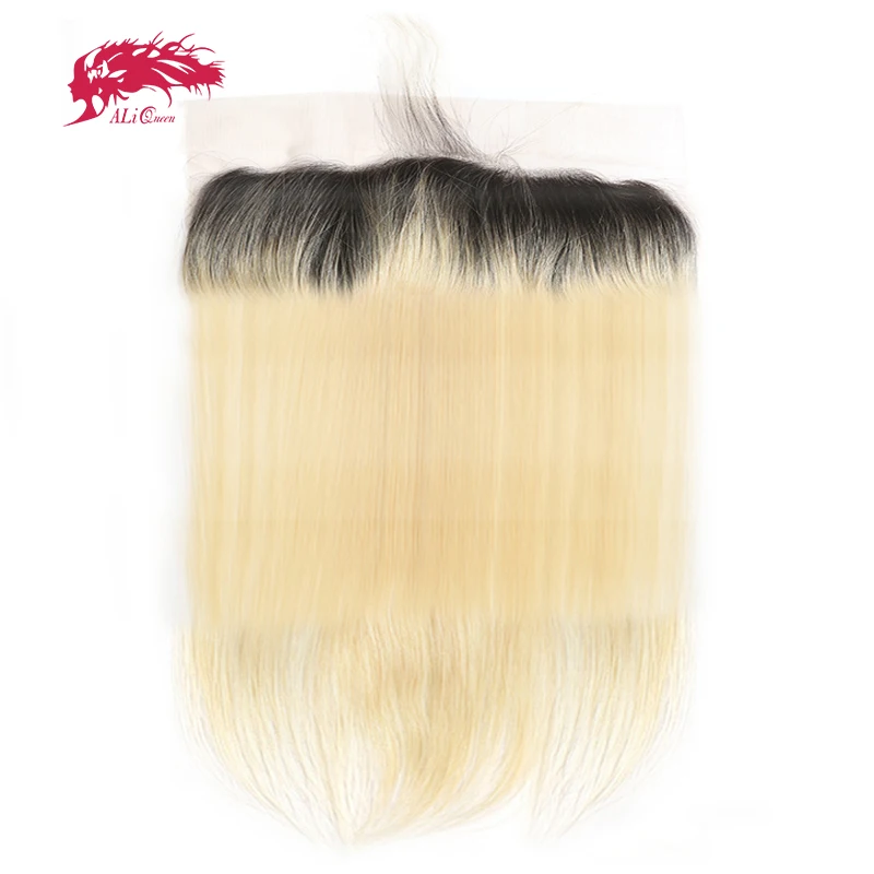 

Ali Queen Straight 4x4 Blond Lace Closure Body Wave Brazilian Raw Virgin Human Hair 13x4 Lace Frontal Ombre Blonde Hairline 130%