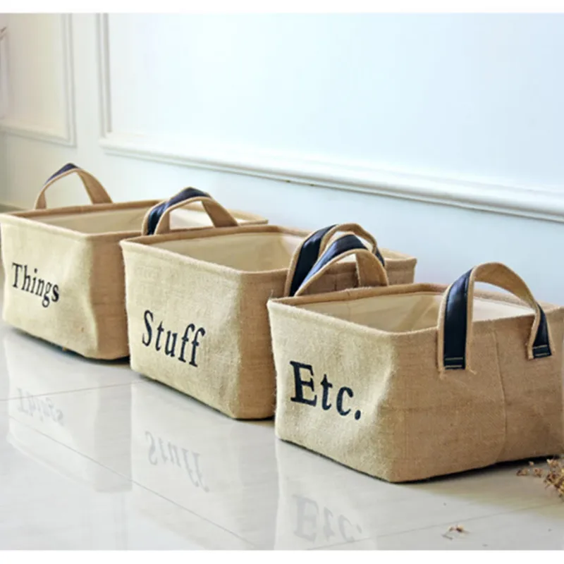 

Folding Cotton Linen Storage Box Basket For Storing Dirty Clothes Laundry Basket Sundries Underwear Bread Toy Sorting Basket
