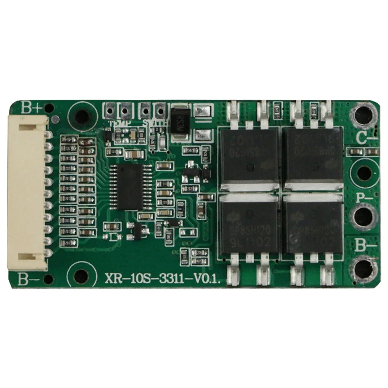 

BMS 10S 36V 15A 18650 - Lithium Battery Charge Protection Board PCB Common Port for Escooter E-Bike Charging