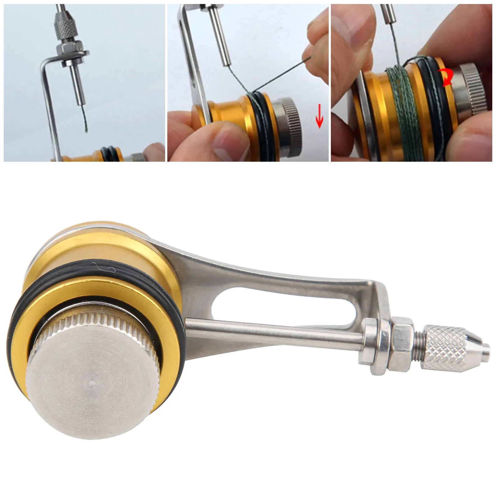 

Fishing Knotting Wire Knot Tool For Line Winder Assist Knotting Connector Fishing Bobbin Knot Accessories Fishing Line Knotter