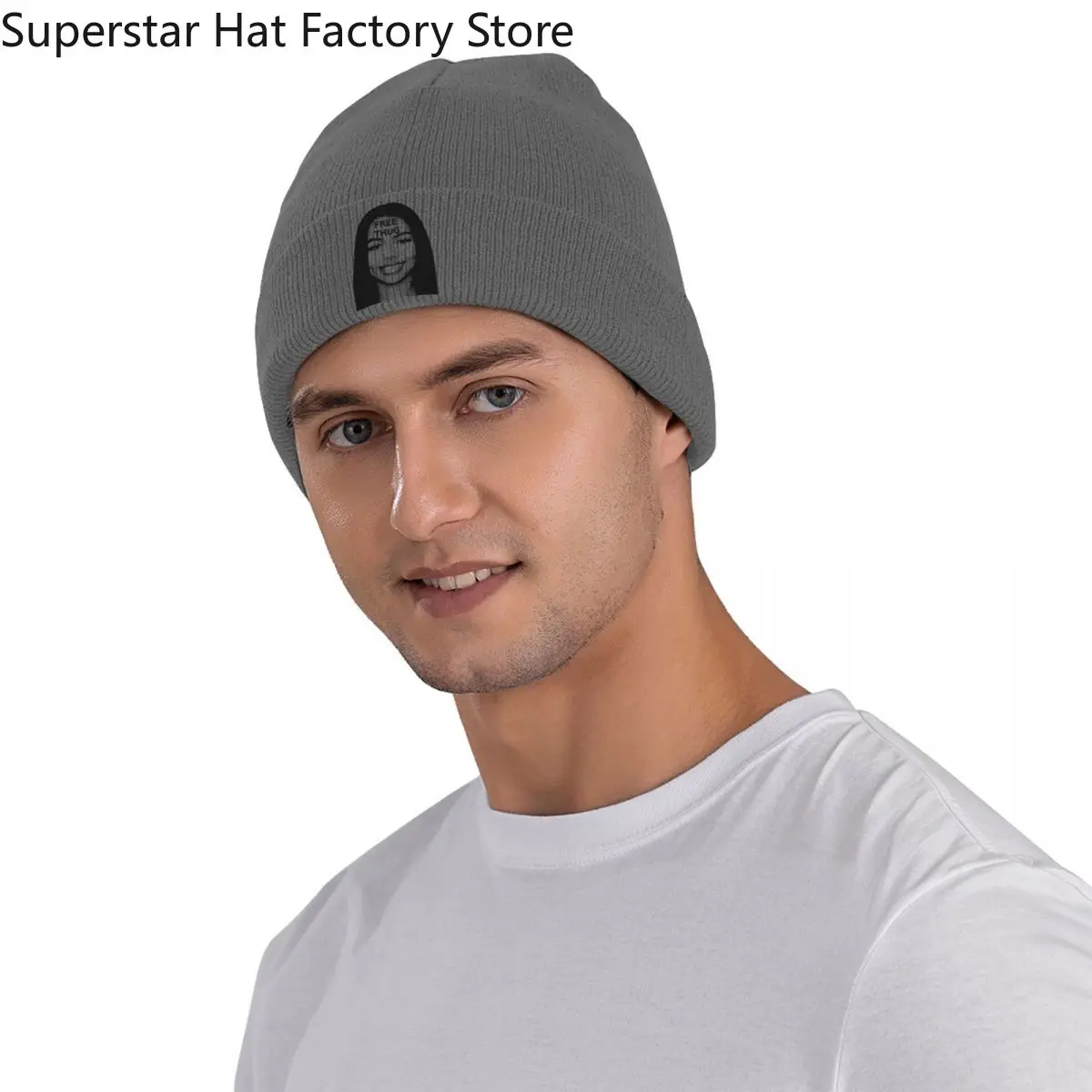 Бесплатная вязаная шапка Thug Mariah The Scientist шапки осенне-зимняя теплая кепка в стиле