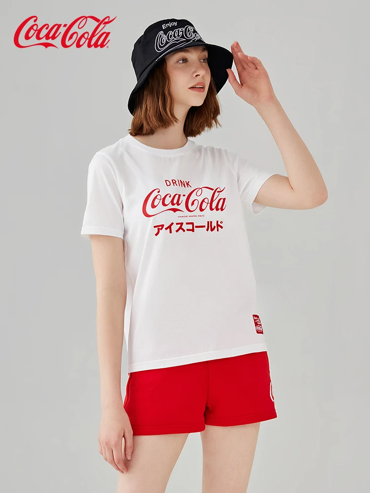 Официальная Новинка женская летняя футболка с коротким рукавом и круглым