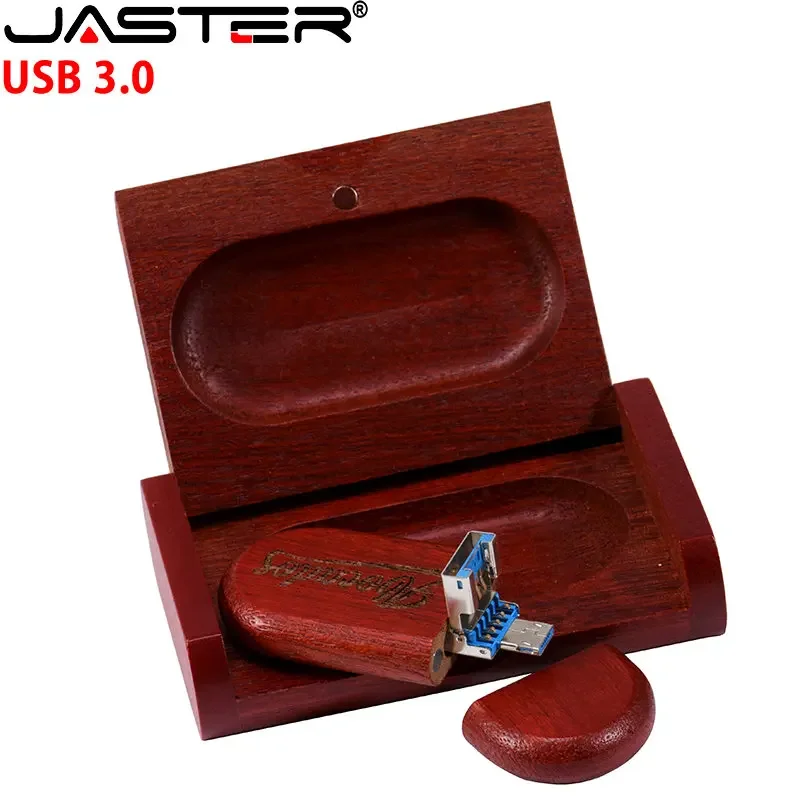 Флэш-накопители JASTER Micro USB 3.0 128 ГБ бесплатный индивидуальный логотип 64 2 в 1