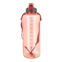 2l water bottles large capacity plastic healthy material hot sports protein straw style outdoor travel leakproof drinkware new