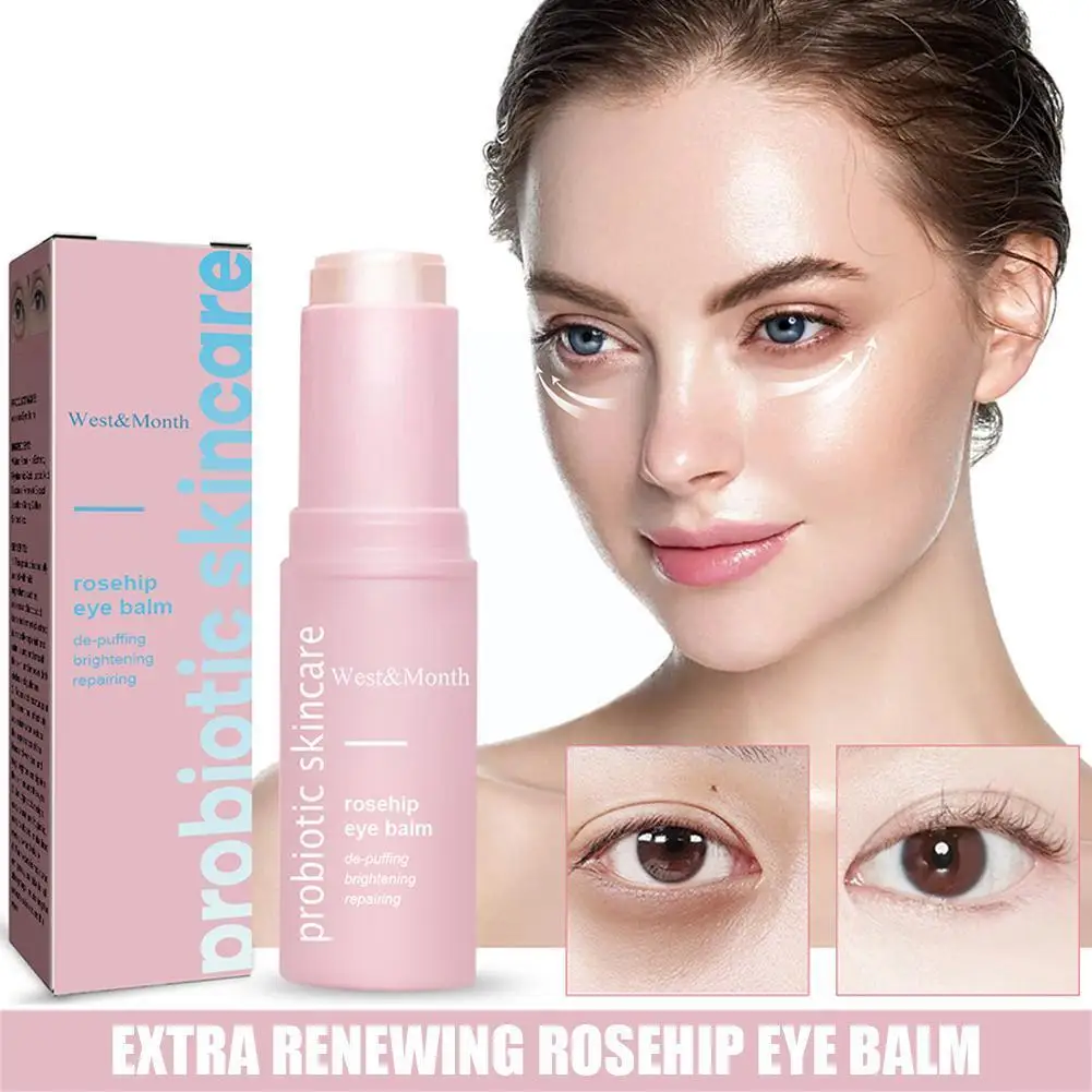 

Women Extra Renewing Rosehip Eye Balm For Face Lifting Moisturizing Balm Stick Anti-Wrinkle Anti-Puffiness Remove Dark Circ Z7C0