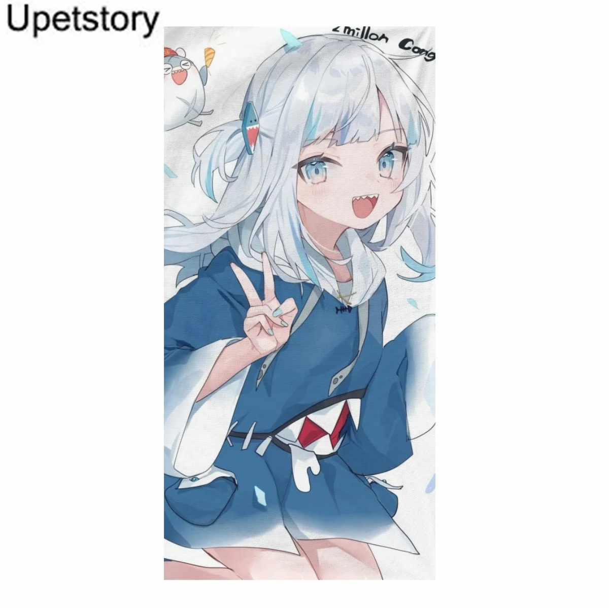 

Upetstory Hololive Anime Comfortable Bath Towel for Adults/Kids Shower Cotton Hair Towel Bathroom Absorbent Face Towels Toallas