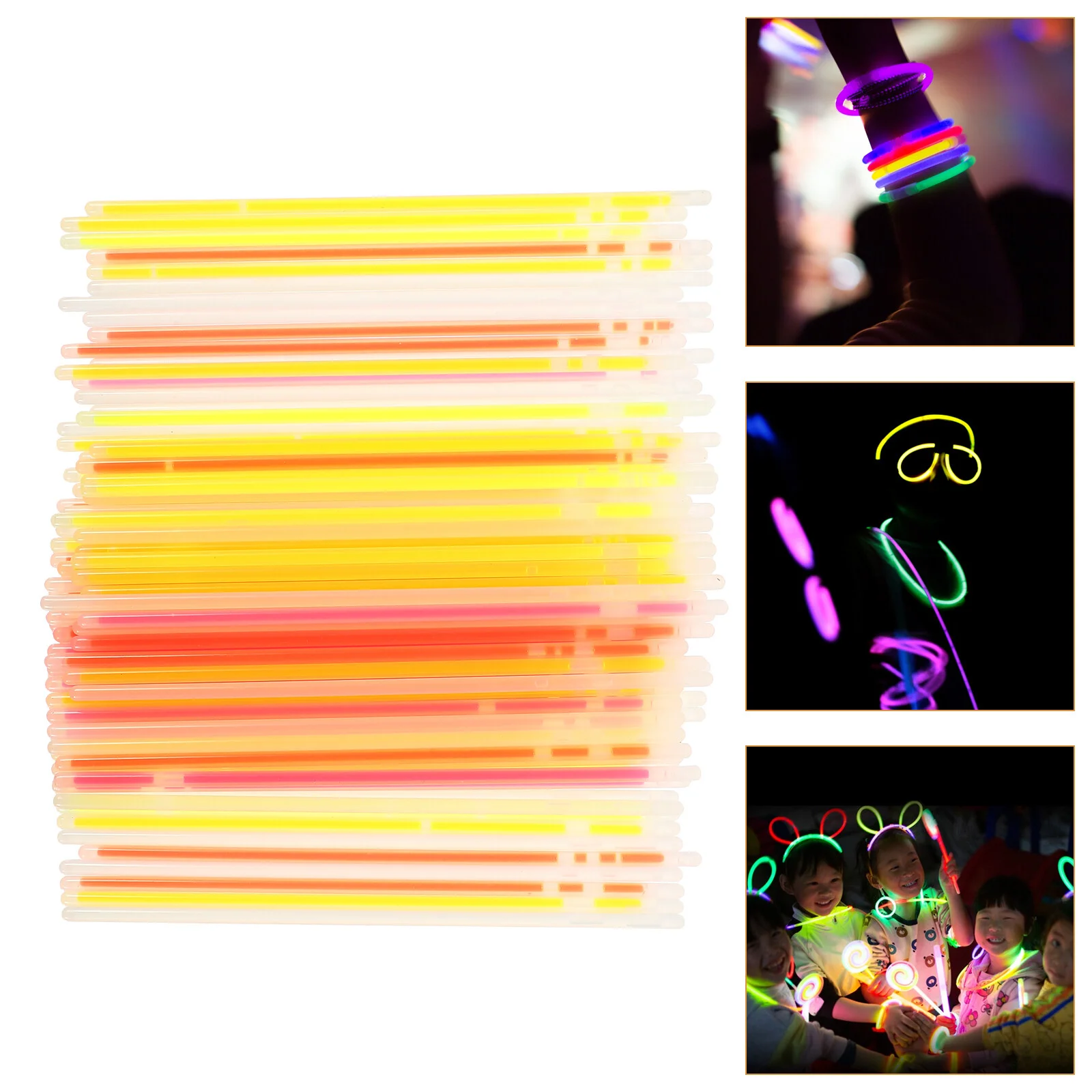 

Wristband Glow Party Supplies Glowing Props Flowing Dark Disposable Toy Polyethylene Sticks Bulk Long Favors