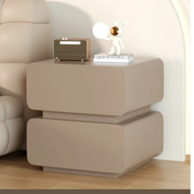 Маленькие боковые стильные тумбочки мобильные изысканные ящики ночная тумбочка