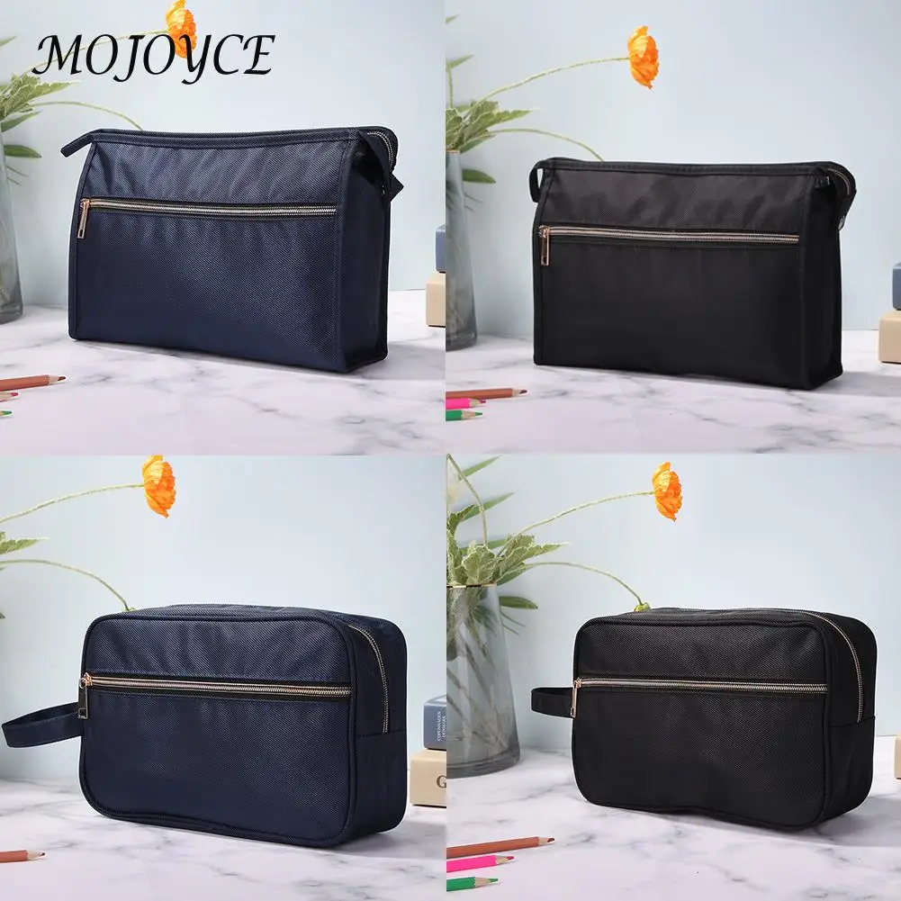 

Fashion Men Bags Zipper Polyester Pure Color Clutch Briefcase Travel Small Pouch Coin Purse Clutches Handbag