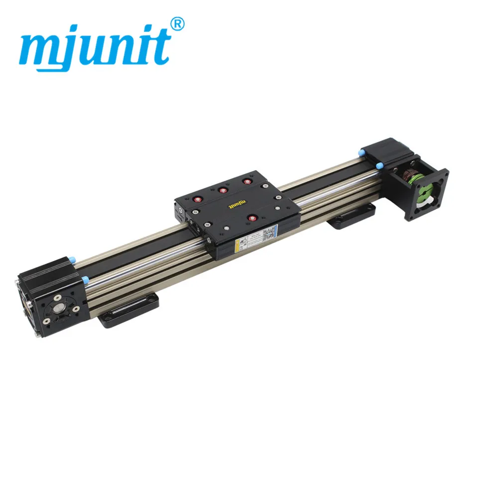 

mjunit Robot Belt Drive Linear Actuator 1000mm Travel Linear Units with Belt Drive and Slide Guide Wheel Guide