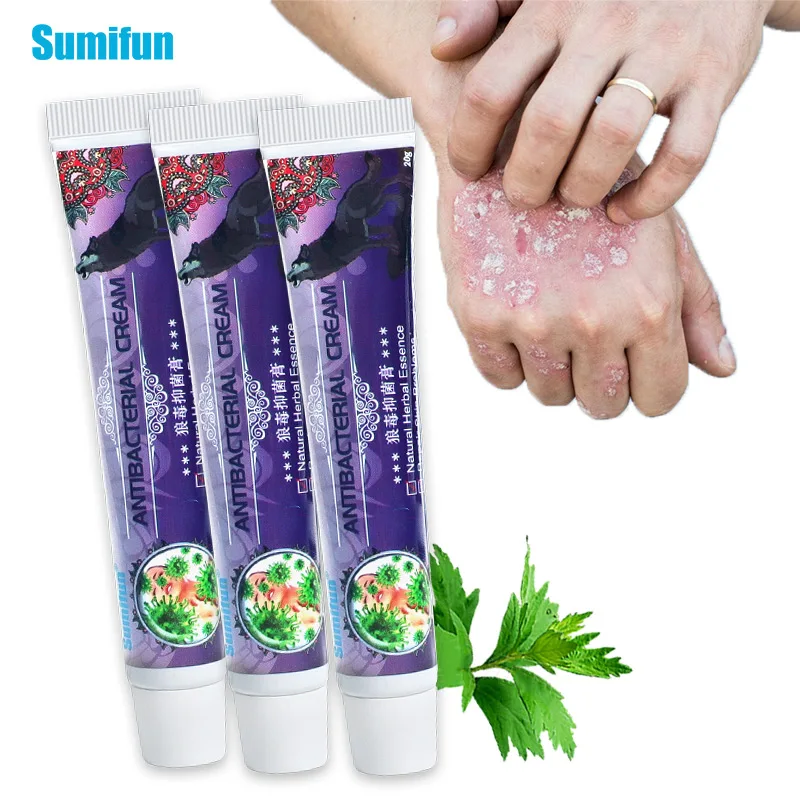 

2/3/7Pcs Sumifun Wolf Venom Psoriasis Ointment Antibacterial Dermatitis Eczema Cream Anti-Itch Chinese Herb Medical Oil Skincare