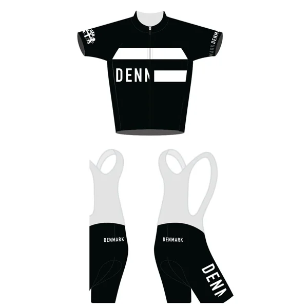 2016 Джерси с коротким рукавом для велоспорта национальной сборной Дании летняя