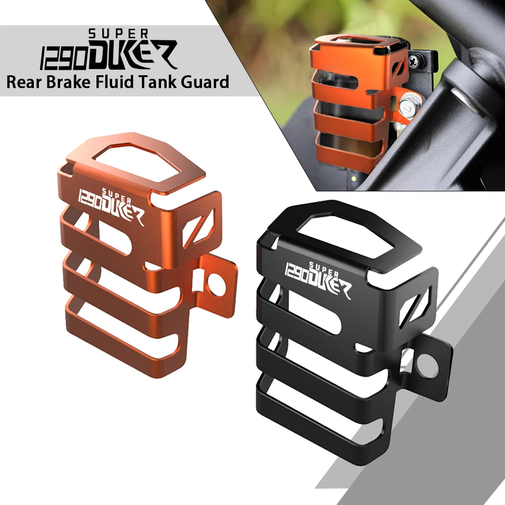 

Motorcycle Accessories CNC Aluminum Rear Brake Fluid Tank Reservoir Guard Cover Oil Cap Part For KTM 1290 Super Duke R 2022 2023