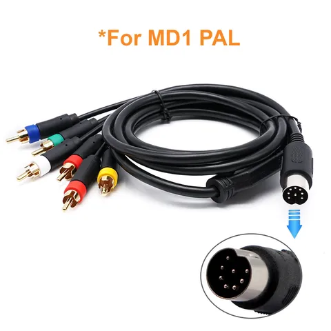 TicKnot 1,8 м RGBSC кабель для Sega Saturn/Mega Drive Компонентный кабель игровой консоли для Nintendo N64