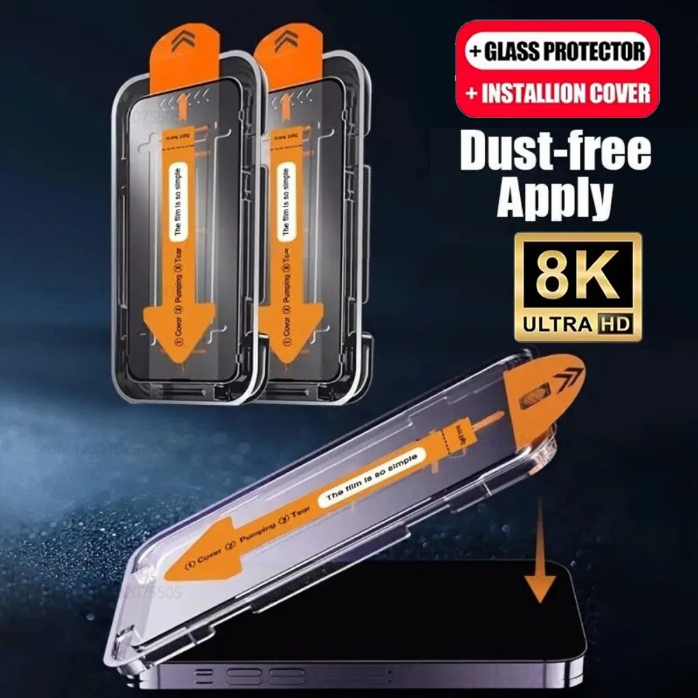 Фото Комплект из 5 шт. для Poco M7, M8, M5s, M6 Plus, M3, M4 Pro 4G/5G: Защитная пленка из закаленного стекла HD с функцией автоматического удаления пыли для установки без пыли №4