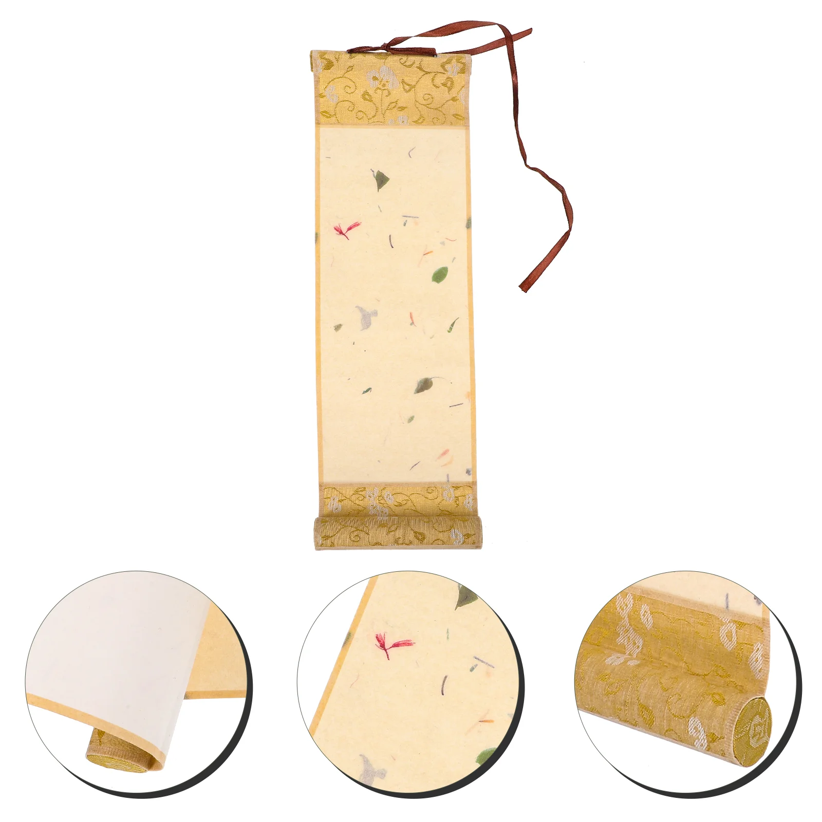 

2 Pcs Drawing Paper Blank Scroll Chinese Painting Supply Portable Multi-function Calligraphy Practicing