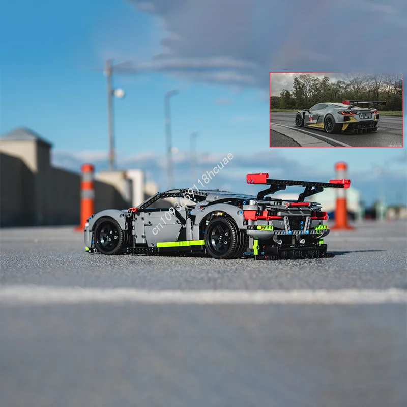 MOC Chevrolette Corvettes C8.R Технологии строительные блоки