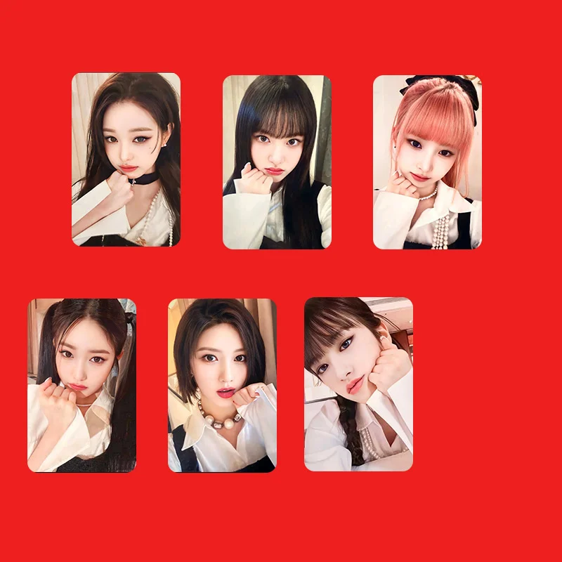 

KPOP IVE IAM Return Album Special K-4 Card AM Card Printed Photo Card An Lomo Yoojin Kim Autumn Jang Won Young YUJI 6pcs/set