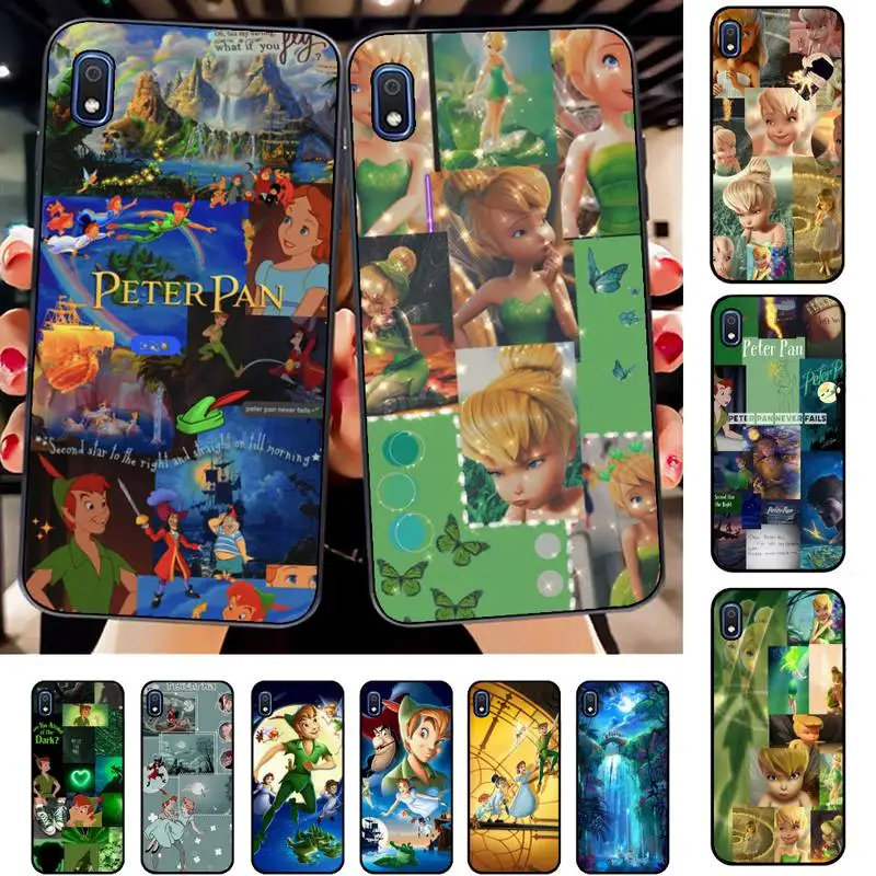 

Disney Tinker Bell Peter Pan Phone Case for Samsung A51 01 50 71 21S 70 31 40 30 10 20 S E 11 91 A7 A8 2018