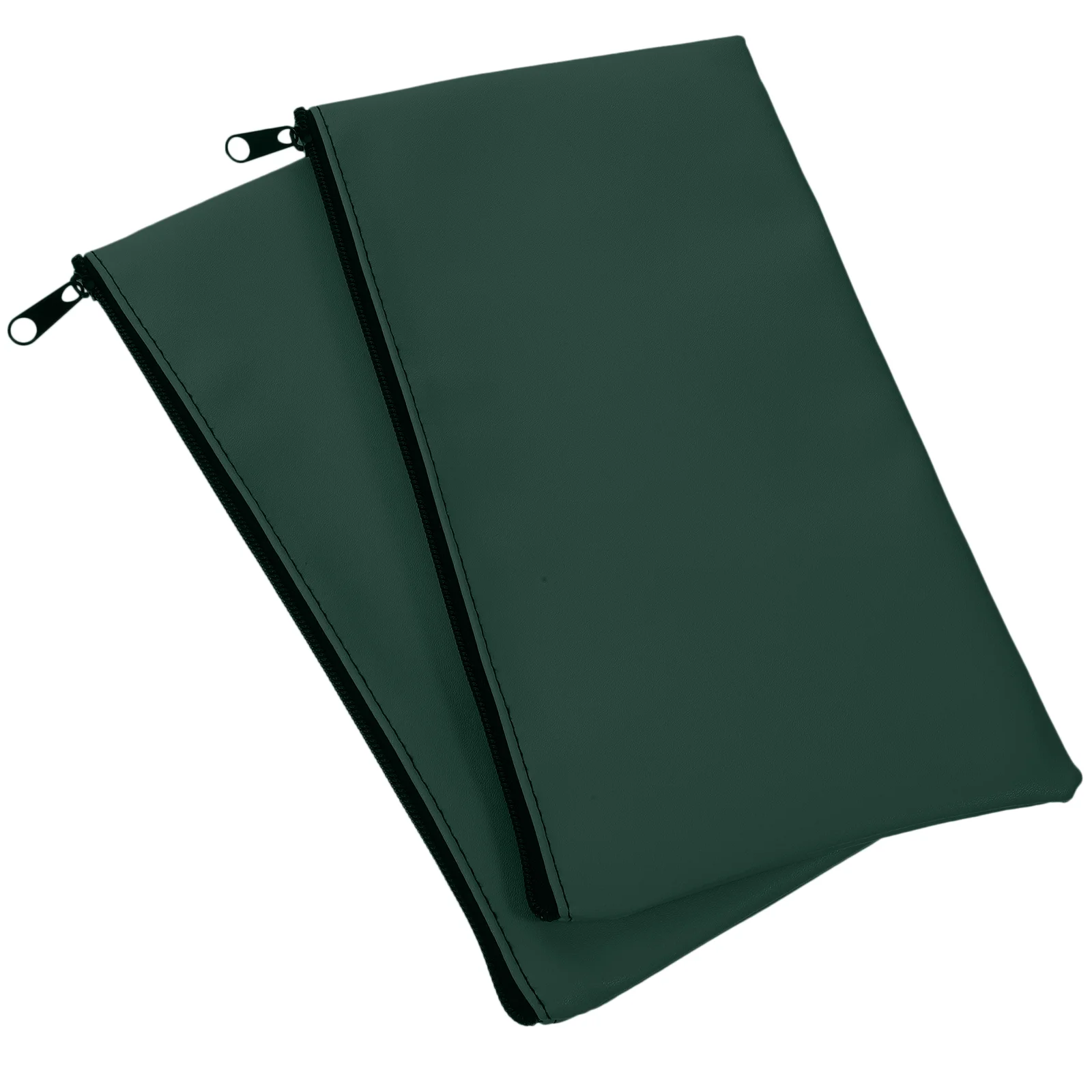 

2 Pcs Cash Bags Envelope Wallet Receipt Holder Money Organizer Zipper Pouch