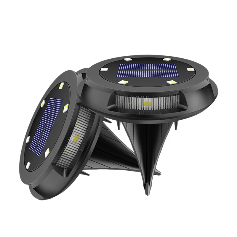 

Underground Light Solar Led Lawn Lamp Outdoor Floor Garden Decoration Landscape Recessed Spotlight Floodlights Built in Battery