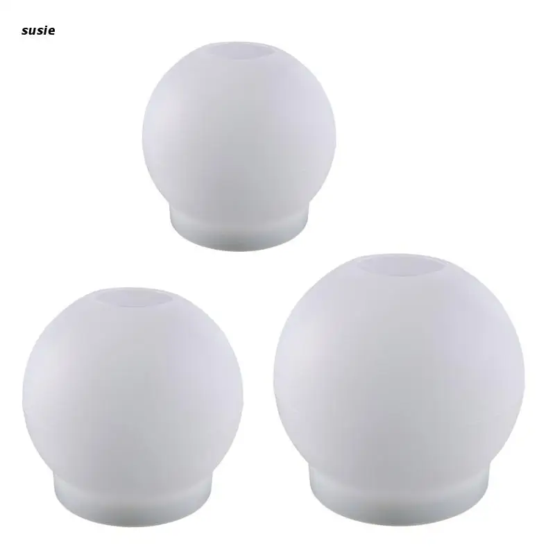 

X7YA 3pcs Epoxy Resin Candle Holder Mold Silicone Aroma Candlestick Mould DIY Hand Cr