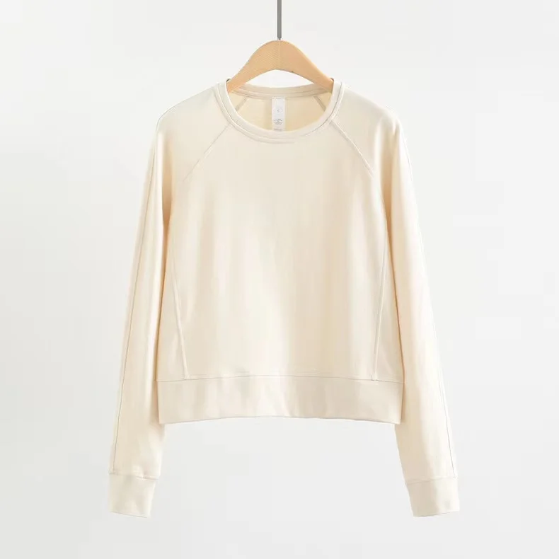 Lulu Fitness Yoga Sport Jogging Women's Blouse Women Pulovers Autumn Winter Thickening Long Sleeve Top Gym Dail Shirt Sportswear