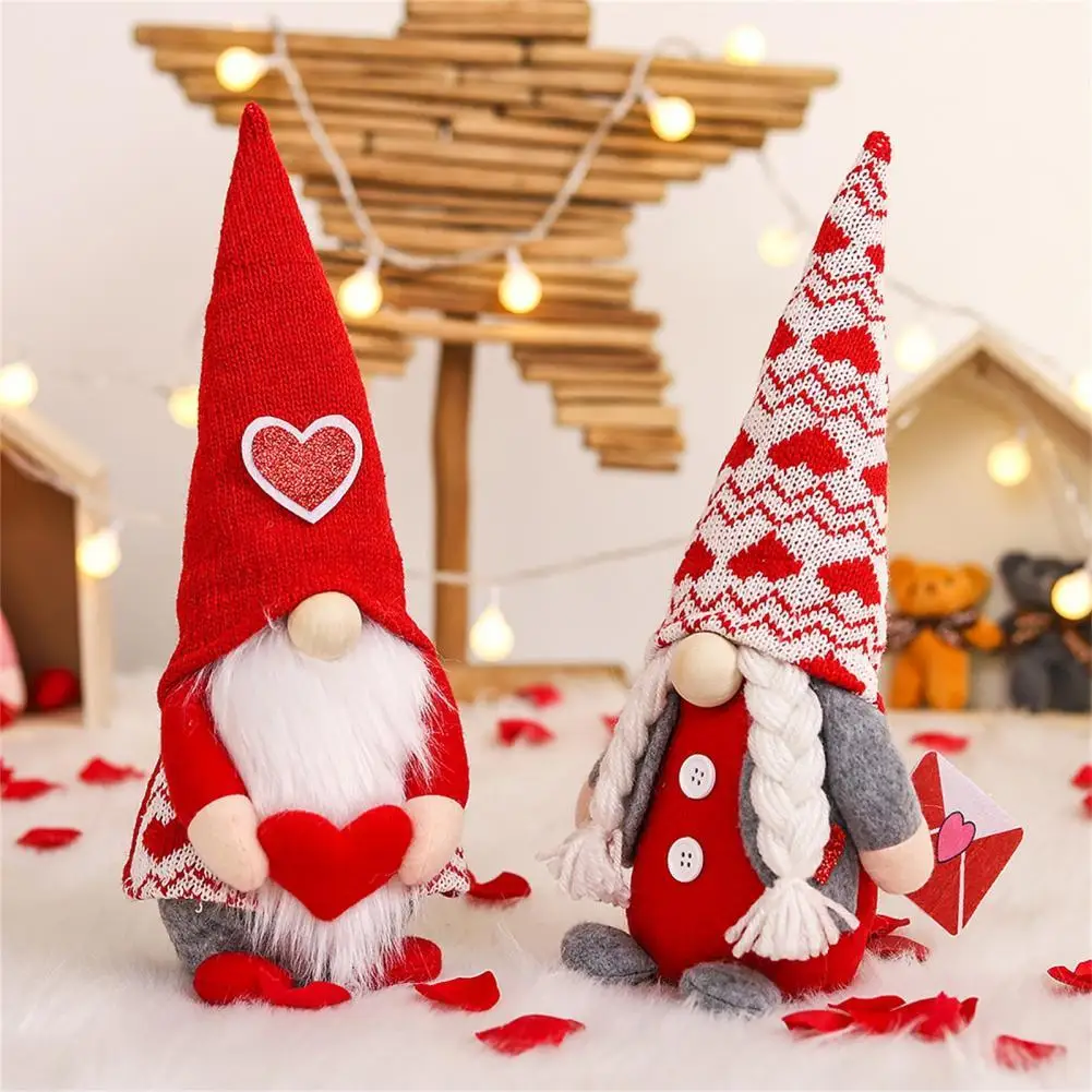 

Long Lasting Popular Love Envelope Tomte Gnome Toy Lightweight Gnome Toy Soft Touch for Party