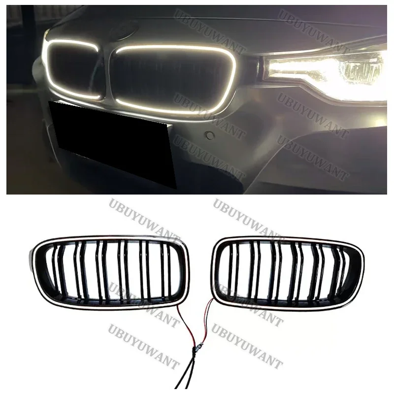 Для BMW 3 серии 13-18 F30 F31 320i 330i 335i передняя решетка бампера решетка ABS сменные решетки светодиодная решетка (art.: 3920d203da259) - 3920d203da259