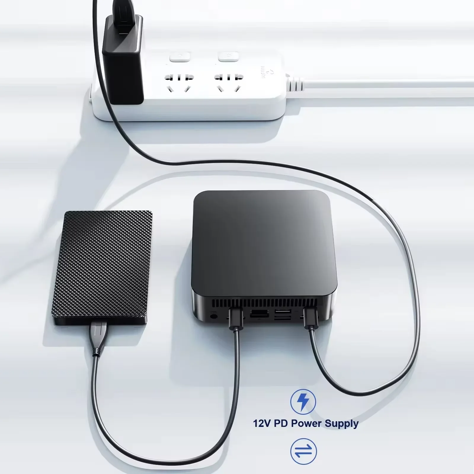 Мини-ПК Intel Core i9 8950HK Celeron N5095A Карманный компьютер с Windows 11 16 ГБ DDR4 2 ТБ SSD Геймерский