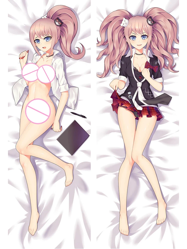Dakimakura аниме Enoshima Junko 2-сторонняя наволочка с принтом для обнимания тела подушка