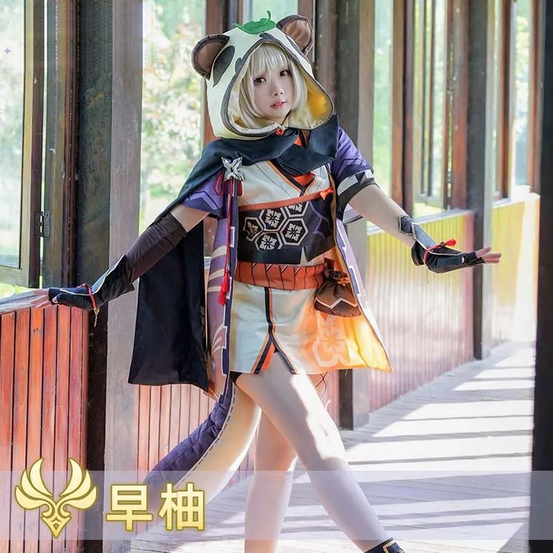 

Anime Game Genshin Impact Sayu Lovely Cosplay Costume Uniform Halloween Carnival Party Women Role Play Outfit Full Set 2023