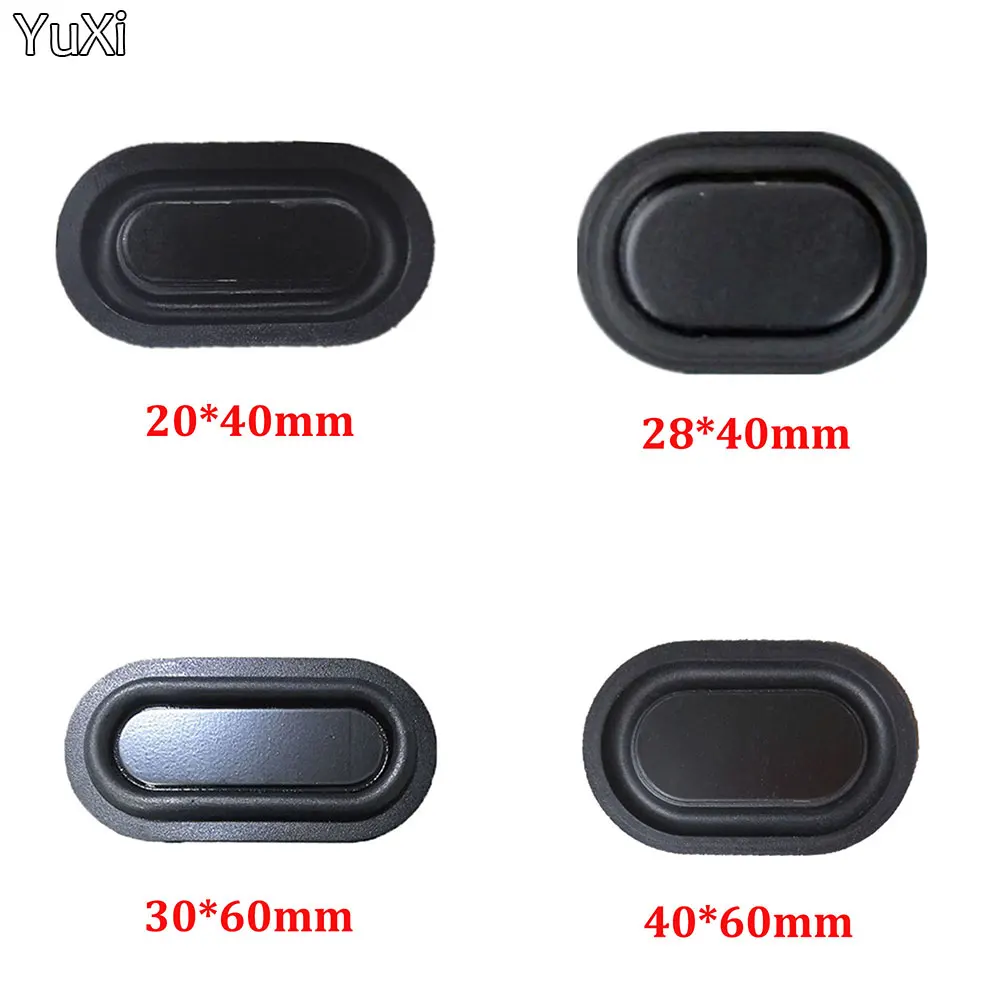 

YUXI 1PC Oval Shape Bass Diaphragm Rubber DIY Speaker Plate Passive Radiator Auxiliary Bass Vibration Plates 2040/2840/3060/4060