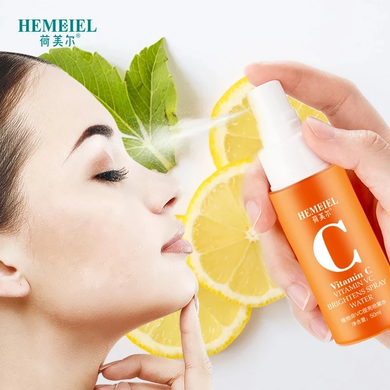

HEMEIEL 100% Pure Vitamin C Toner Brightening Facial Spray Moisturizing Face Serum Shrink Pores Oil Control Whitening Skincare