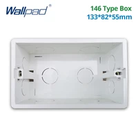 mounting box for 14686mm wall switch and socket wallpad cassette universal white wall back junction box