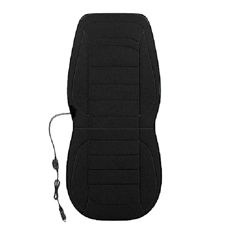 

Heated Seat Covers For Cars Heating Car Seat Cushion With Backrest 12V Comfortable Car Seat Warmer For Cold Weather And Winter