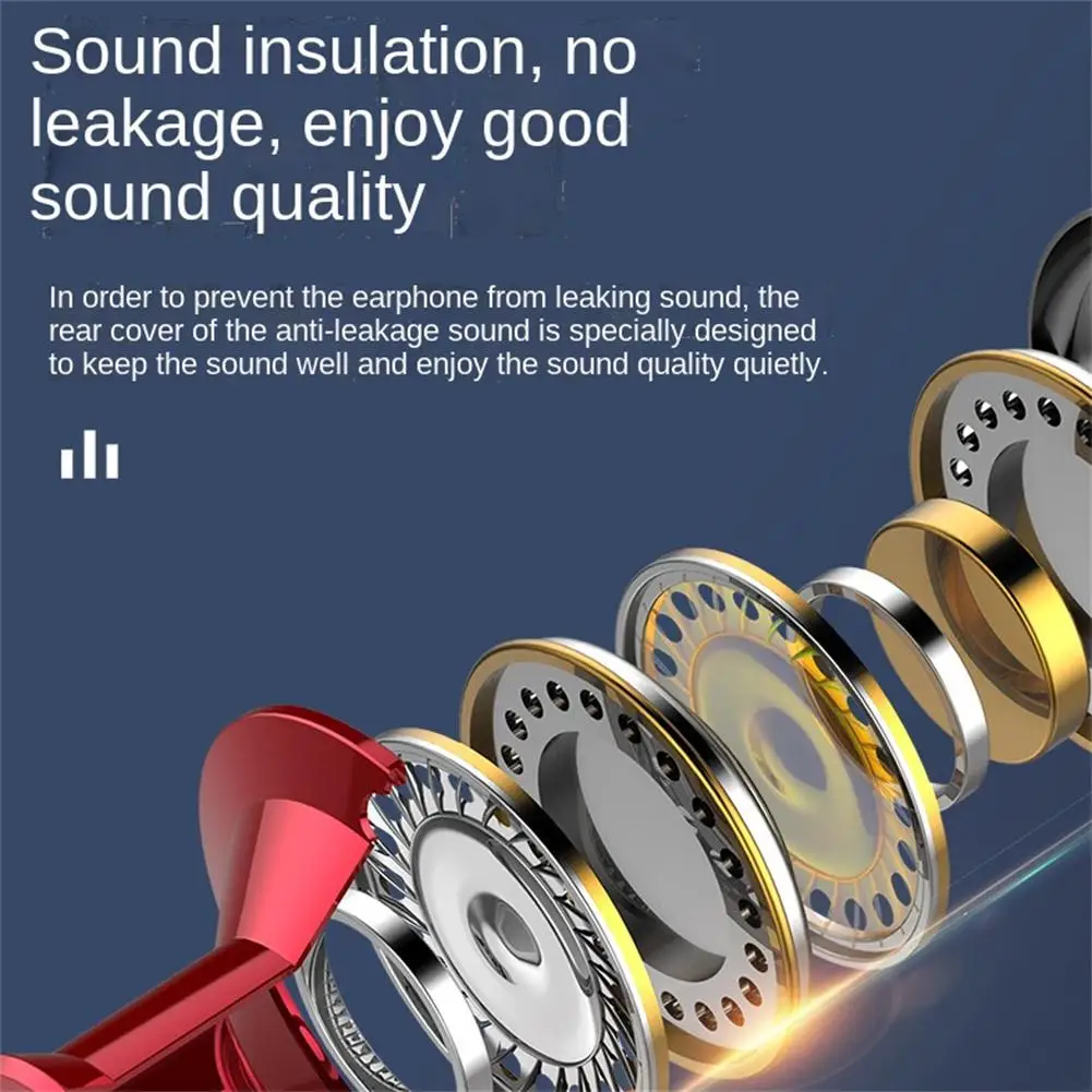 

Fashion Wire-controlled Earphone 3.5mm Round Hole Headset Subwoofer Music Gaming Headphone With Microphone A601