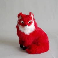 simulation fox multi color optional yellow fox fox fairy crafts rabbit fur simulation fox birthday gift for boys and girls