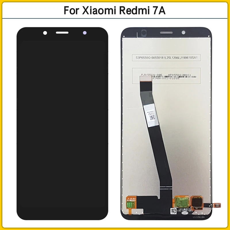 

ЖК-дисплей 5,45 дюйма для Xiaomi Redmi 7A, сенсорная панель, сенсорный датчик, дигитайзер в сборе для Redmi 7A, ЖК-экран, Запасная часть
