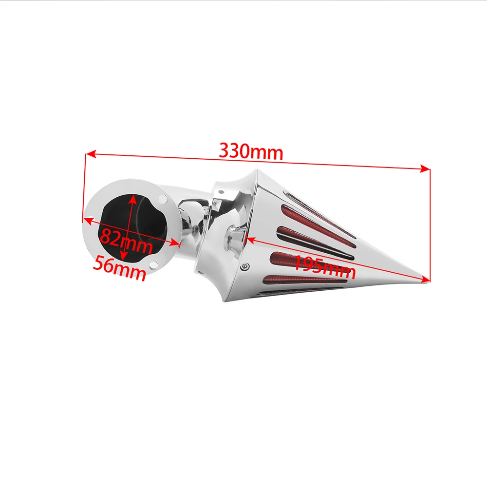 Воздухоочиститель для мотоцикла черный/Хромированный воздушный фильтр Harley Davison
